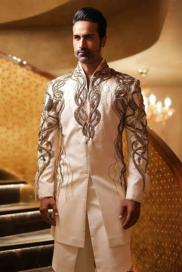 Emperor Flame Indo-Western with Exquisite Handcrafted Detailing