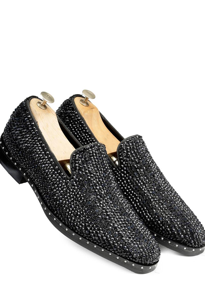 Silver Stone Men's Loafers for Party Look Bharat Reshma