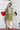 Limerick Glow Kurta Set – Limerick Green with White Hand Embroidery - Bharat Reshma