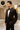 Black Velvet tuxedo with collar embellishment - Bharat Reshma