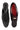 Tan Patent Black Leather Sandals for Men - Bharat Reshma