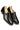 Black Patent Designer Mens's Mojaris with Embroidery - Bharat Reshma