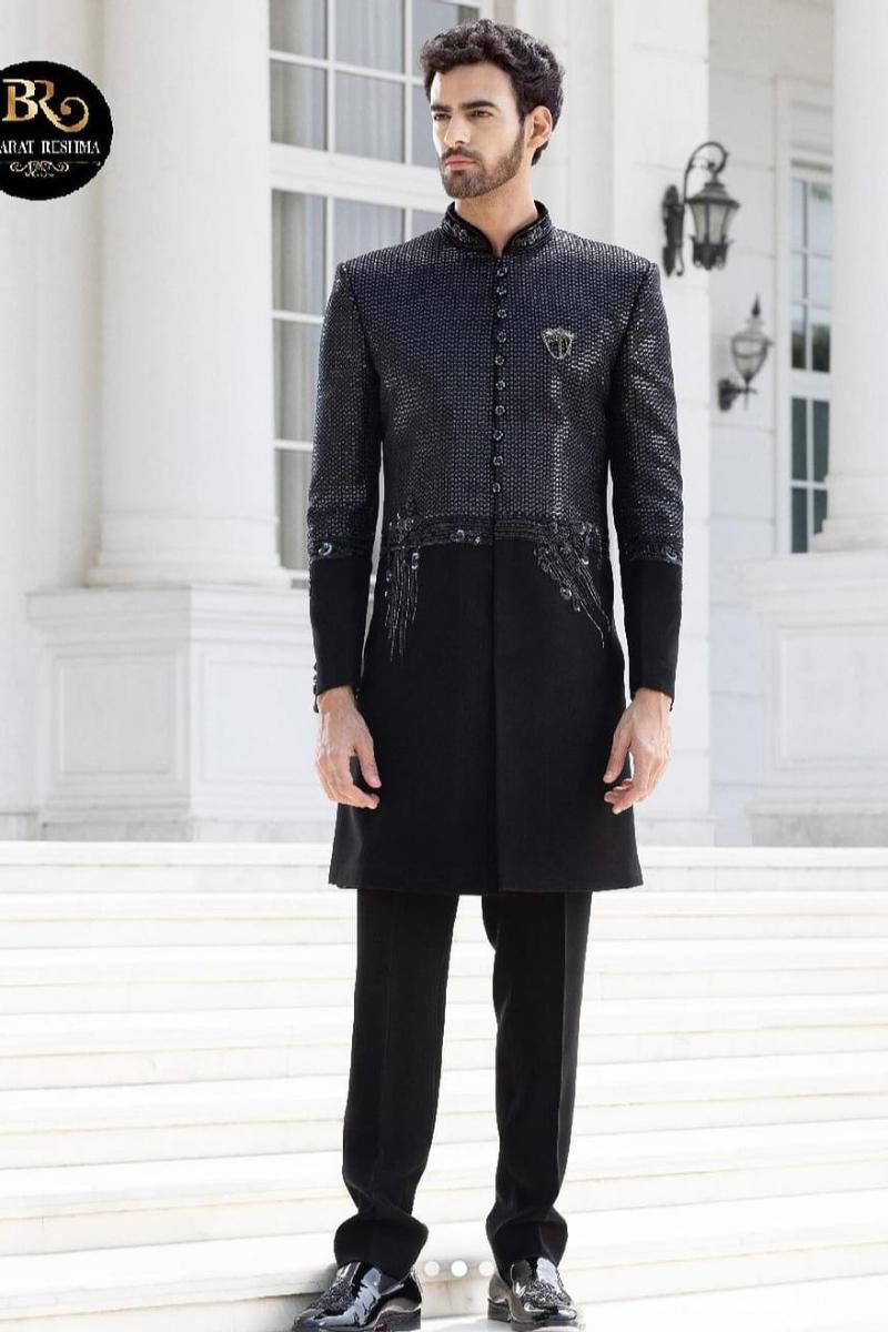 Long Indo Western Dress For Men Men's Engrossing Indo Western Lavender S-XL In Delhi At Long Indo Western Dress For Men Men's Engrossing Indo Western Lavender S-XL In Delhi At