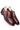 Oxblood Leather Oxford Shoes with Wingtip & Micro-Check Detailing - Bharat Reshma