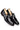 Black Patent Leather Horsebit Loafers with High-Gloss Finish - Bharat Reshma