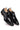 Black Patent Leather Oxford Shoes with Trim line & Stud Detailing - Bharat Reshma