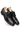 Leather Double Monk Shoes with Crocodile-Embossed Texture - Bharat Reshma