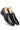 Black Python-Texture Classic Leather Slip-On Shoes - Bharat Reshma