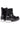 Black Pure Leather Fire-Design Boots with Metal Harness Detail - Bharat Reshma