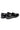 Black Patent Leather Cross-Strap Bit Loafers For Men - Bharat Reshma