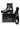 Black Pure Leather Fire-Design Boots with Metal Harness Detail - Bharat Reshma