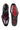 Patent Leather Loafers for Men with Embossed Chain Detailing - Bharat Reshma