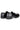 Black Patent Leather Loafers with Velvet Strap Detailing - Bharat Reshma