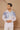White Premium Linen thread embroidered shirt