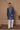 Indigo etch kurta set - Bharat Reshma