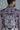 Designer purple Peacock themed Indo-western - Bharat Reshma