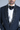 Blue Embroidery Bead Collar Tuxedo Set - Bharat Reshma