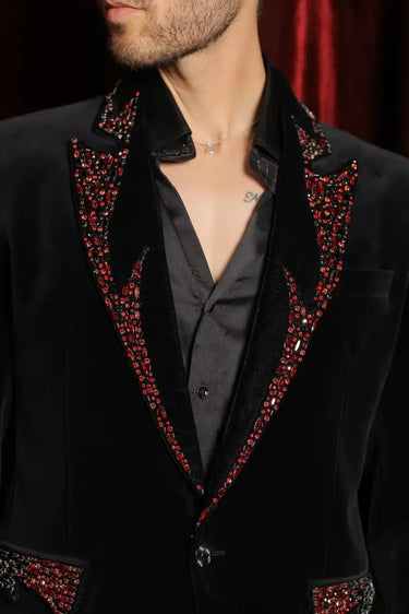 Black & Red Vampire Tuxedo