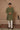 Olive Drape Kurta Stole Set - Bharat Reshma
