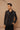 Black Thread embroidered shirt - Bharat Reshma