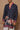 Navy bloom kurta set - Bharat Reshma