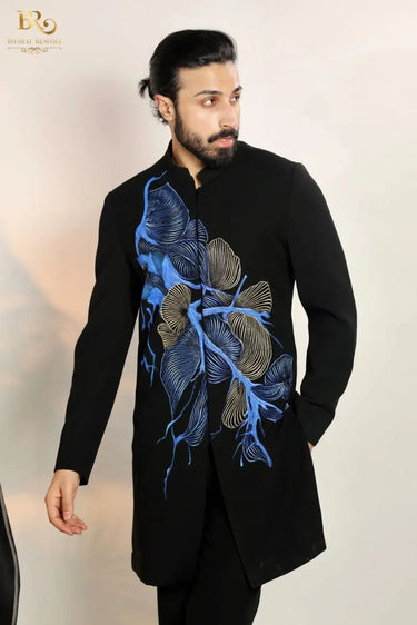 Our classic hand-painted indo-western set