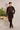 Brown Kurta Set with Mirror Work - Bharat Reshma