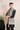 Black Resham Embroidered Geometric Long Nehru Jacket - Bharat Reshma