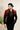 Black Velvet Hand painted Tuxedo Set