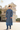 Blue Raw Silk Embroidered Sherwani Set - Bharat Reshma
