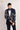 Blue Embroidered Silver Zari Work Tuxedo Set