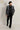 Velvet Embroidered Cutdana Work Gray Tuxedo Set