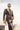 Brown tuxedo with Black Zari embellishments