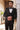 Black Embroidered Studs Tuxedo Set - Bharat Reshma