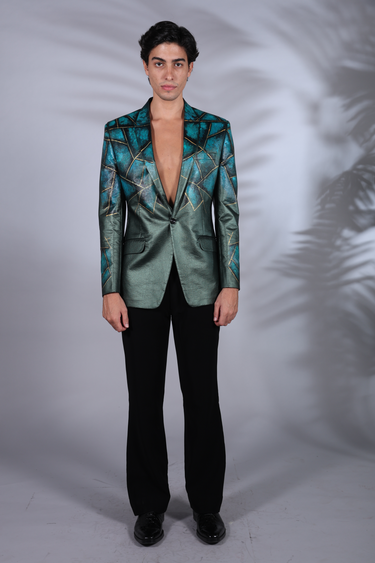 Starry blazer set - Bharat Reshma