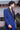 Blue Italian Designer Tuxedo Set with Hand Embroidery - Bharat Reshma
