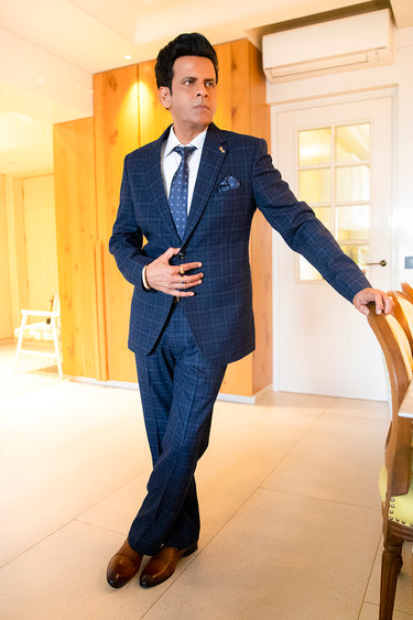 MANOJ BAJPAYEE in our Designer 3 Piece Suit - Bharat Reshma
