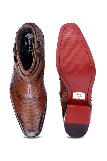 Ashton Zipper Boots - Bharat Reshma