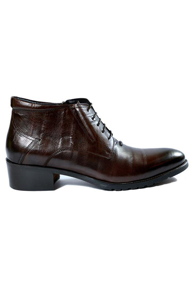 Highbrow Brown Bison Boots - Bharat Reshma