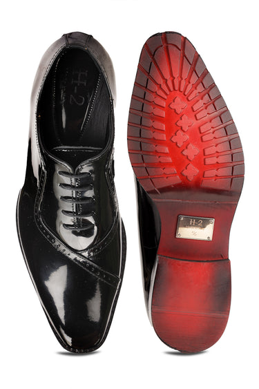 Black Leather Shoes for Men - Bharat Reshma