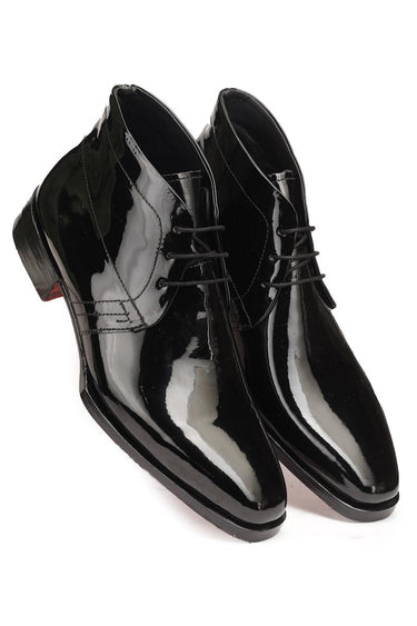 Goodyear Welted Lace Black Shoes for Men - Bharat Reshma