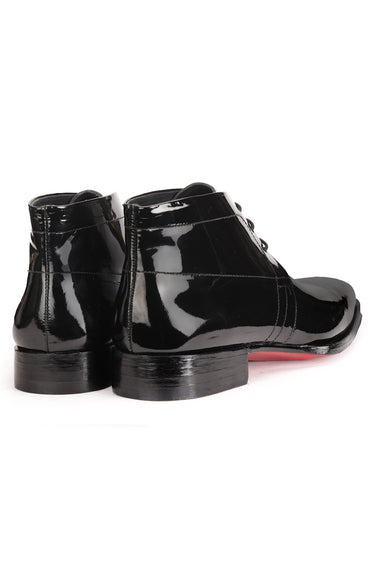 Goodyear Welted Lace Black Shoes for Men - Bharat Reshma
