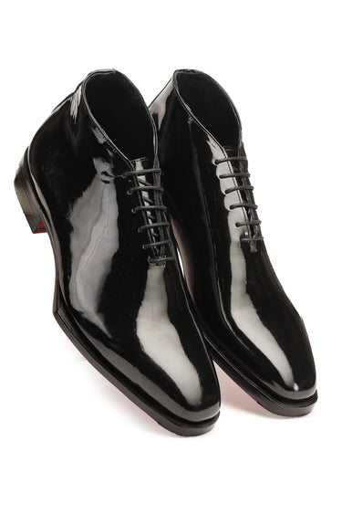 Goodyear Welted Pure Leather Black Shoes - Bharat Reshma