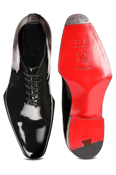 Goodyear Welted Pure Leather Black Shoes - Bharat Reshma