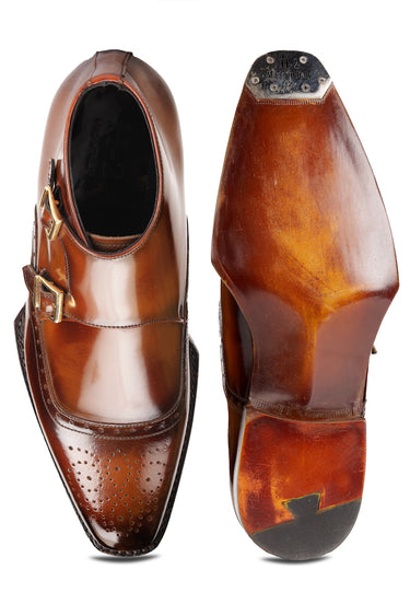 Goodyear Welted Double Monk - Bharat Reshma