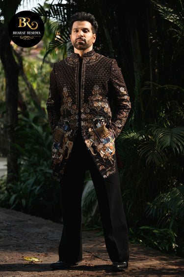 Rithvik Dhanjani in Our Black Indo Western - Bharat Reshma
