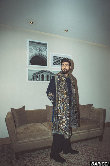 Bismil in Our Blue Indo-western Set - Bharat Reshma