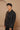 Black linen puff embroidery jacket - Bharat Reshma