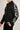 Black Magna Suiting Hand Paint Jacket - Bharat Reshma