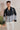 Grey Satin Digital Print Bomber Jacket - Bharat Reshma